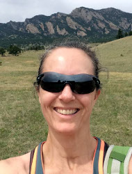 Photo of Ang Jordan on a hike in Colorado.